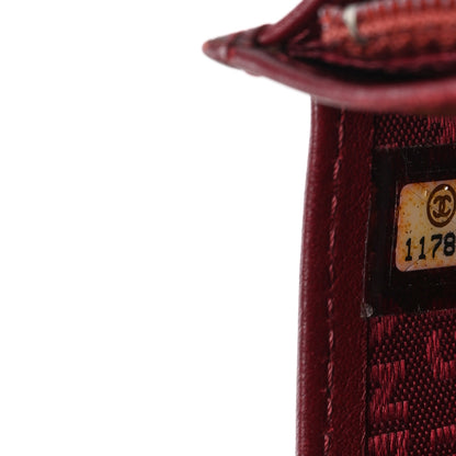 Chanel Grained Patent CC Yen Wallet Burgundy 8 of 8