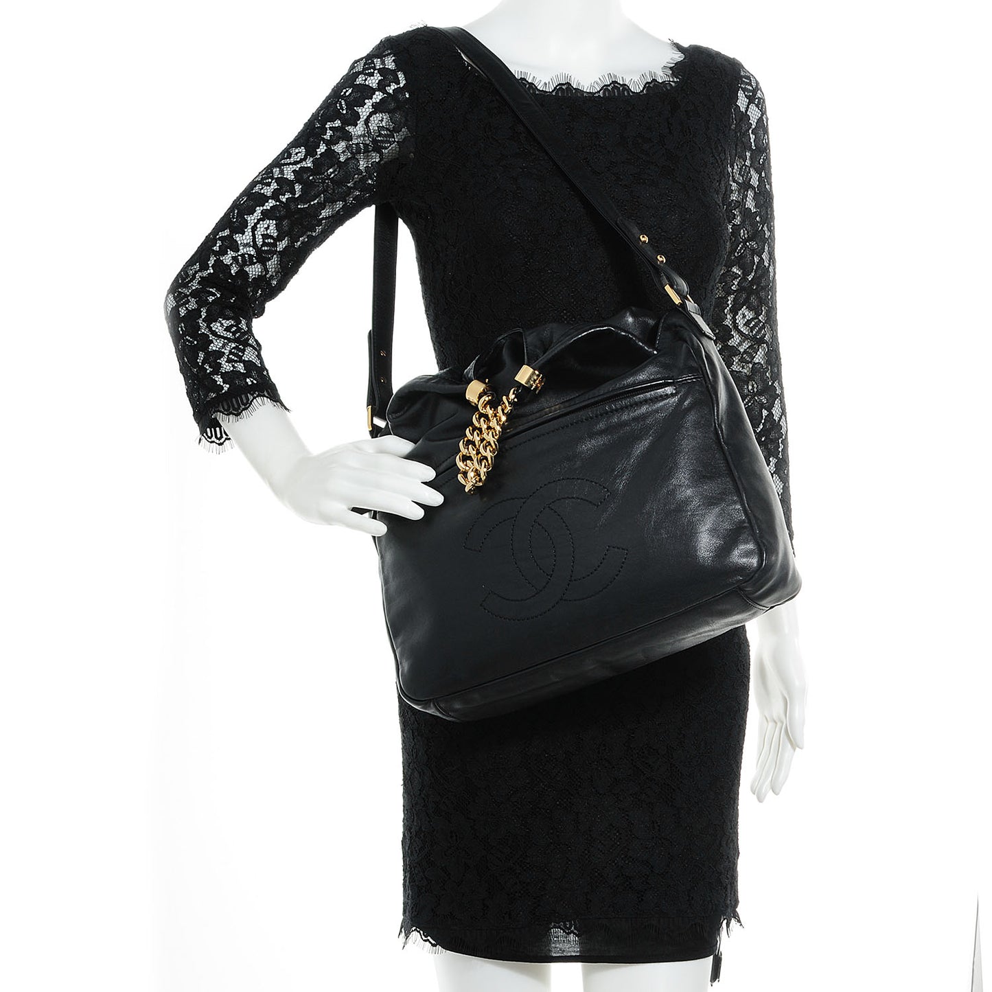 Calfskin Medium Rodeo Drive Tote Black
