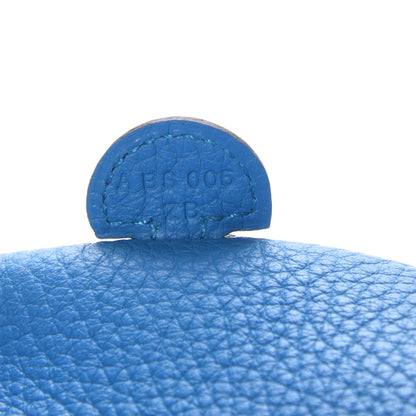 Hermes Taurillon Clemence Evelyne TPM Bleu Zanzibar 7 of 8