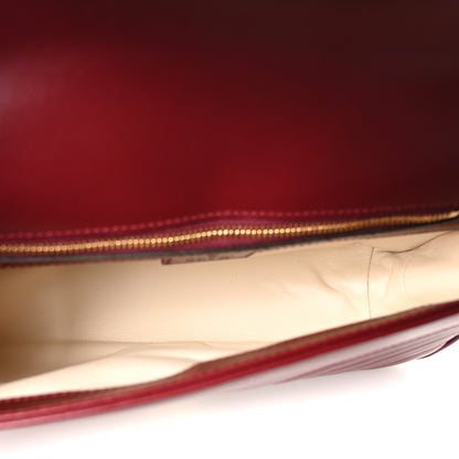 Gucci Calfskin Matelasse Small GG Marmont Shoulder Bag Ancora Red 5 of 10