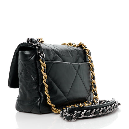 Chanel Lambskin Quilted Medium Chanel 19 Flap Black 3 of 10