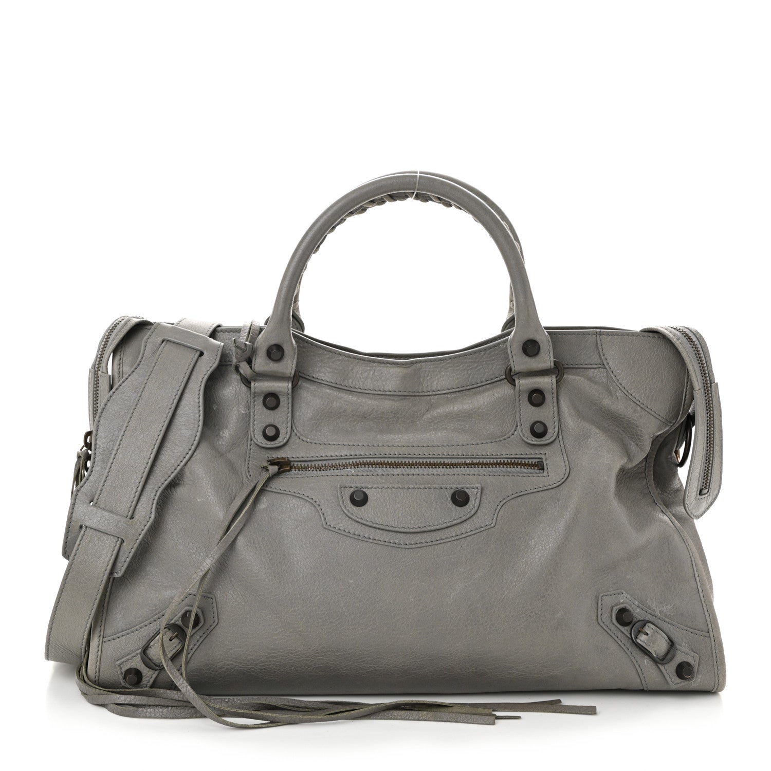 Balenciaga Agneau Classic Hardware City Gris Pyrite 1 of 14
