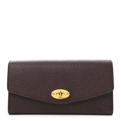 Mulberry Grain Vegetable Tanned Calfskin Darley Wallet Oxblood 1 of 7