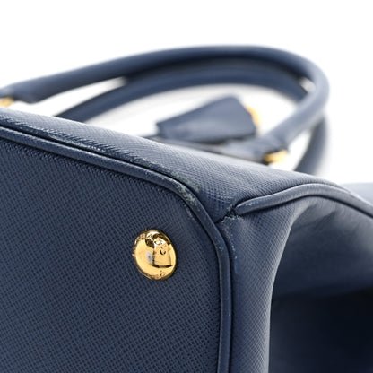 Prada Saffiano Lux Large Tote Bluette 12 of 15