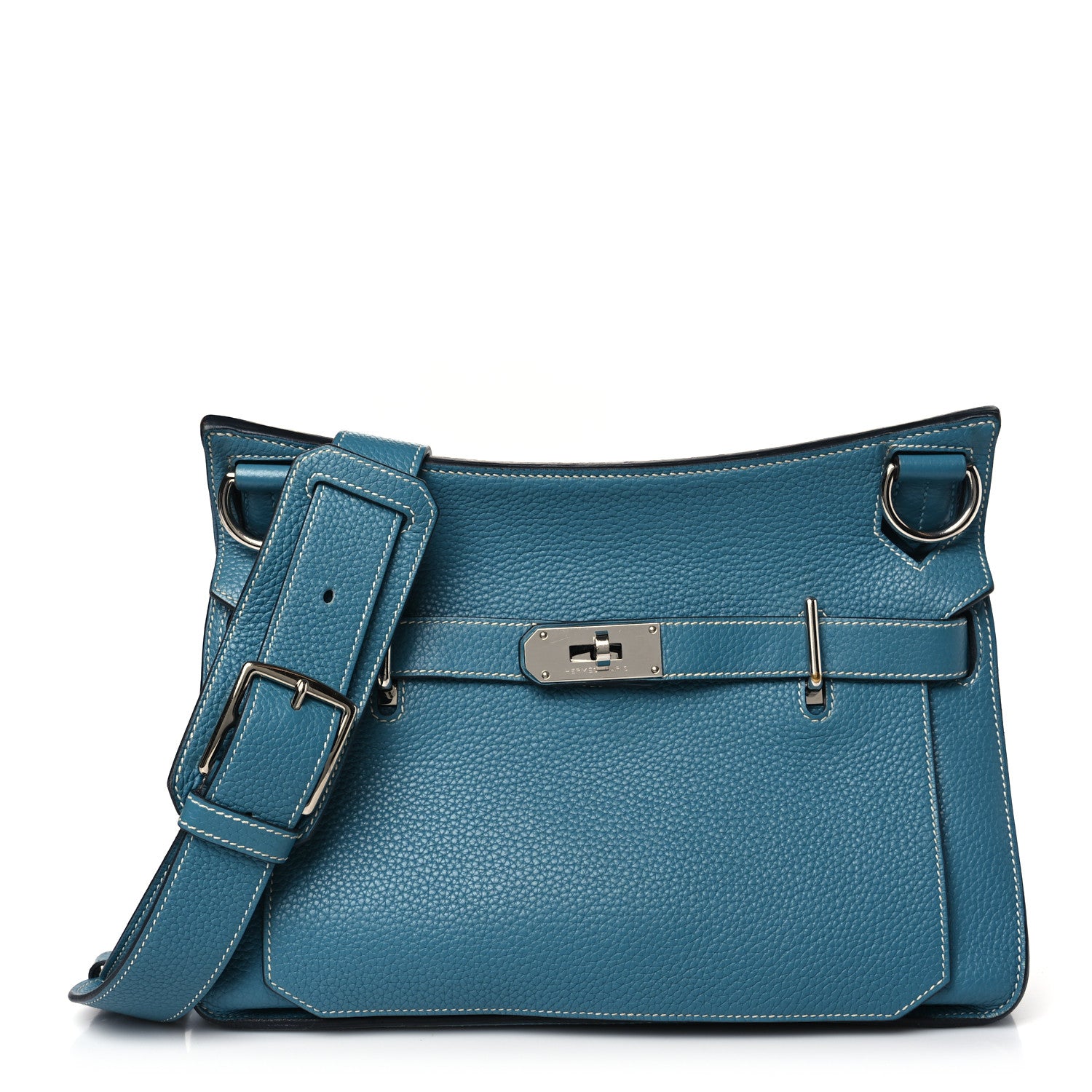 Hermes Taurillon Clemence Jypsiere 31 Blue Jean 1 of 8