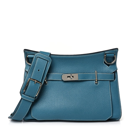 Hermes Taurillon Clemence Jypsiere 31 Blue Jean 1 of 8
