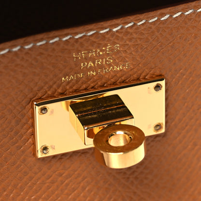Hermes Epsom Kelly Pocket Compact Wallet Gold 6 of 10