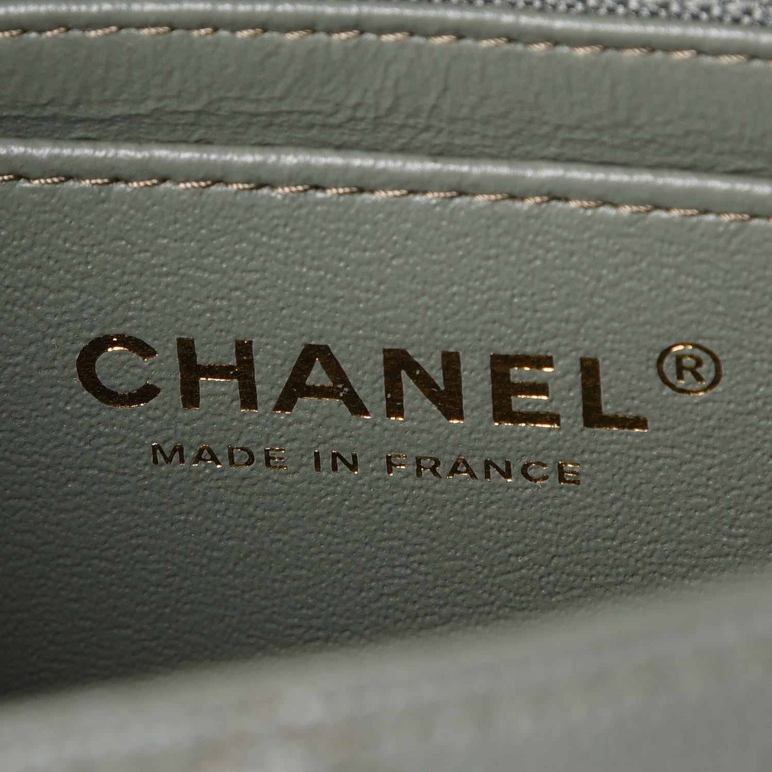 Chanel Iridescent Caviar Quilted Mini Rectangular Flap Green 6 of 8