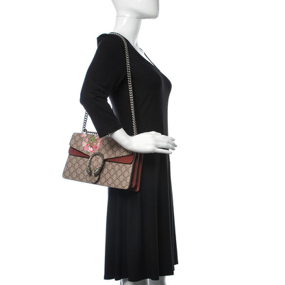 Gucci GG Supreme Monogram Blooms Small Dionysus Shoulder Bag Beige Multicolor Dry Rose 2 of 12