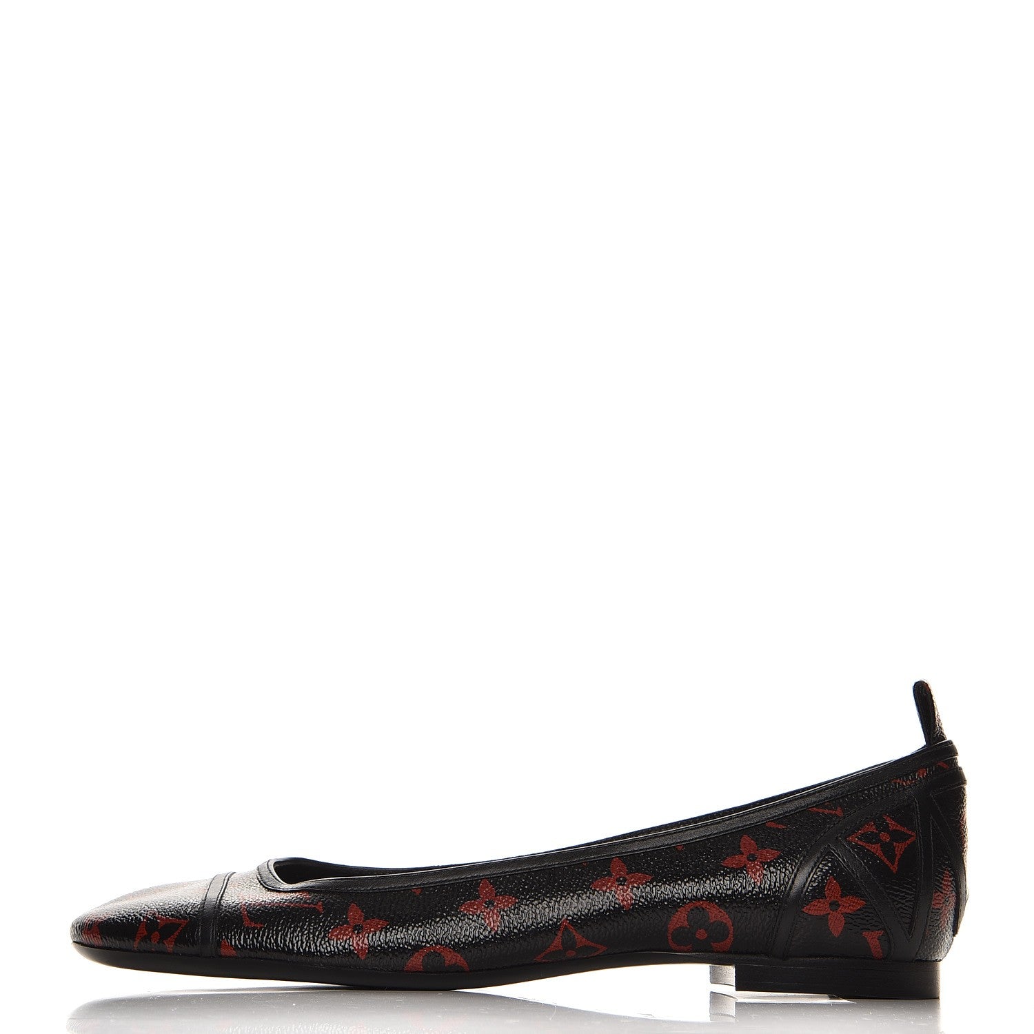 Louis Vuitton Monogram Infrarouge New Revival Ballerina Flats 41 Black 1 of 8