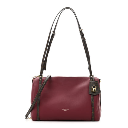 Louis Vuitton Calfskin Monogram Express MM Carmin Red 1 of 9