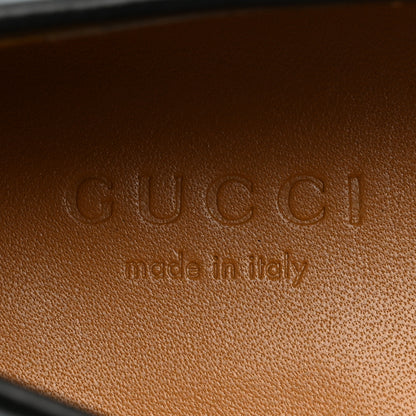 Gucci Calfskin Womens Jordaan Loafers 39 Black 8 of 10