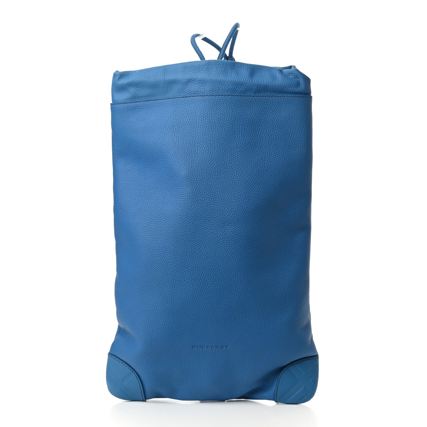 Burberry Prorsum Calfskin Drawstring Baby Duffle Blue Azure 3 of 11