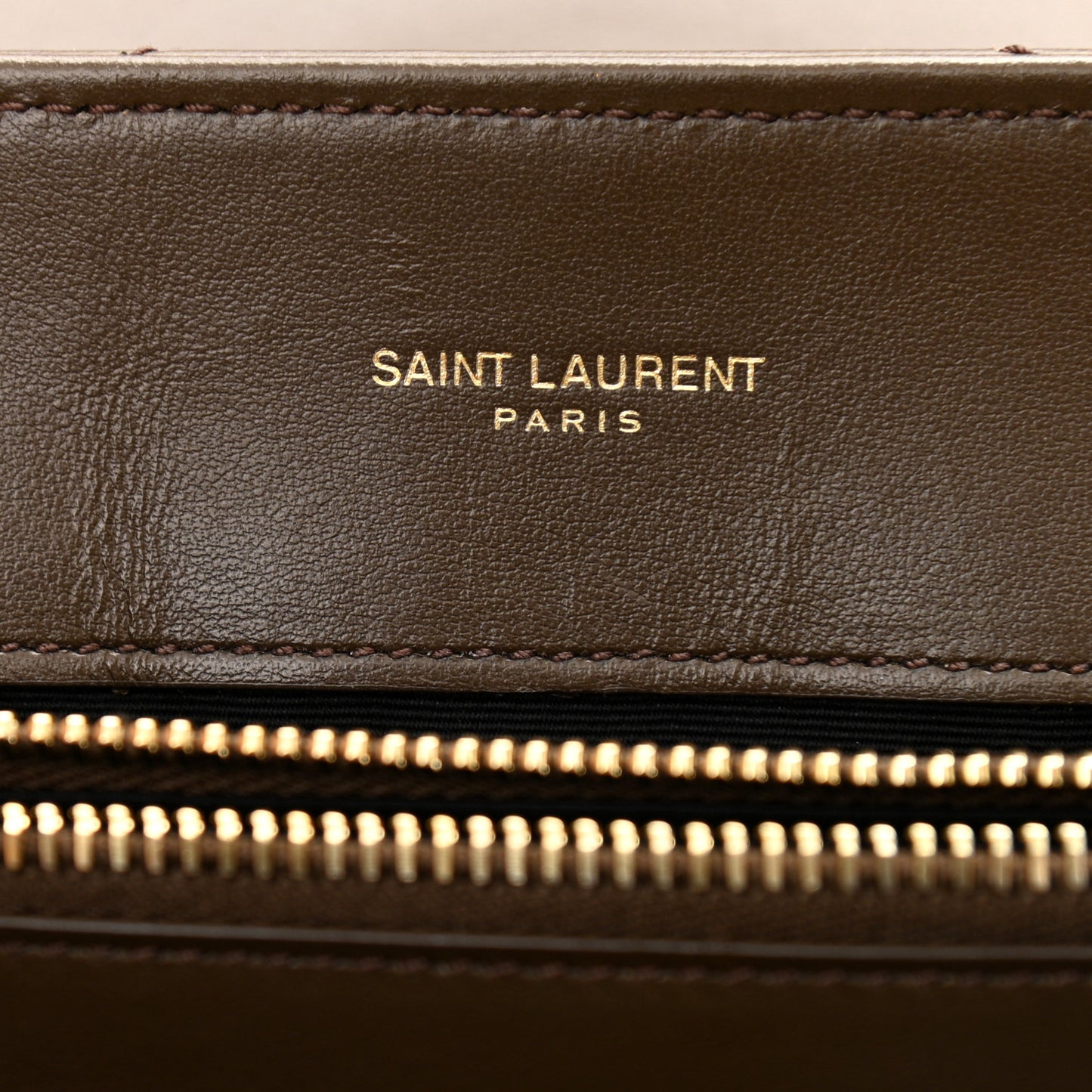 Calfskin Y Quilted Monogram Medium Loulou Chain Satchel Soil Brown