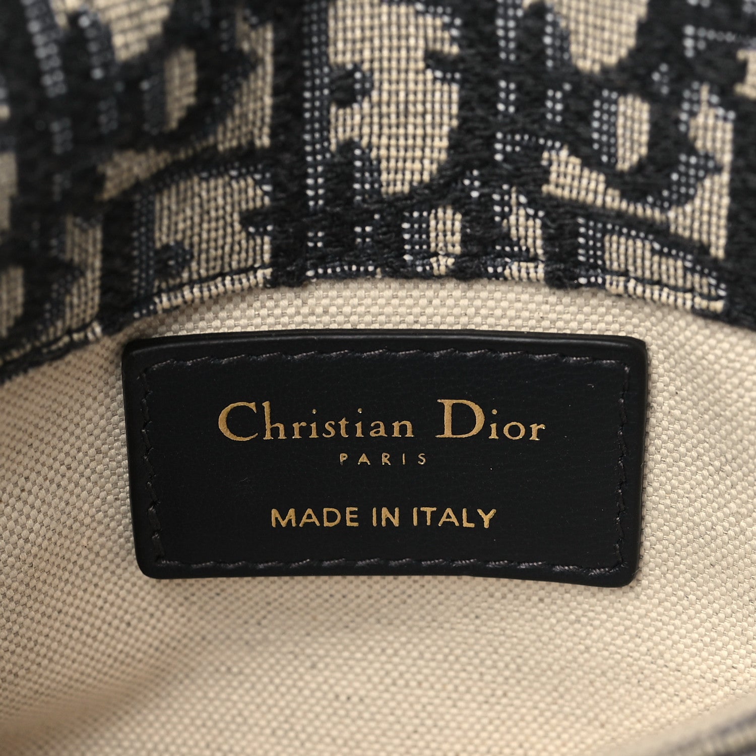 Christian Dior Oblique Saddle Belt Pouch Blue 6 of 8