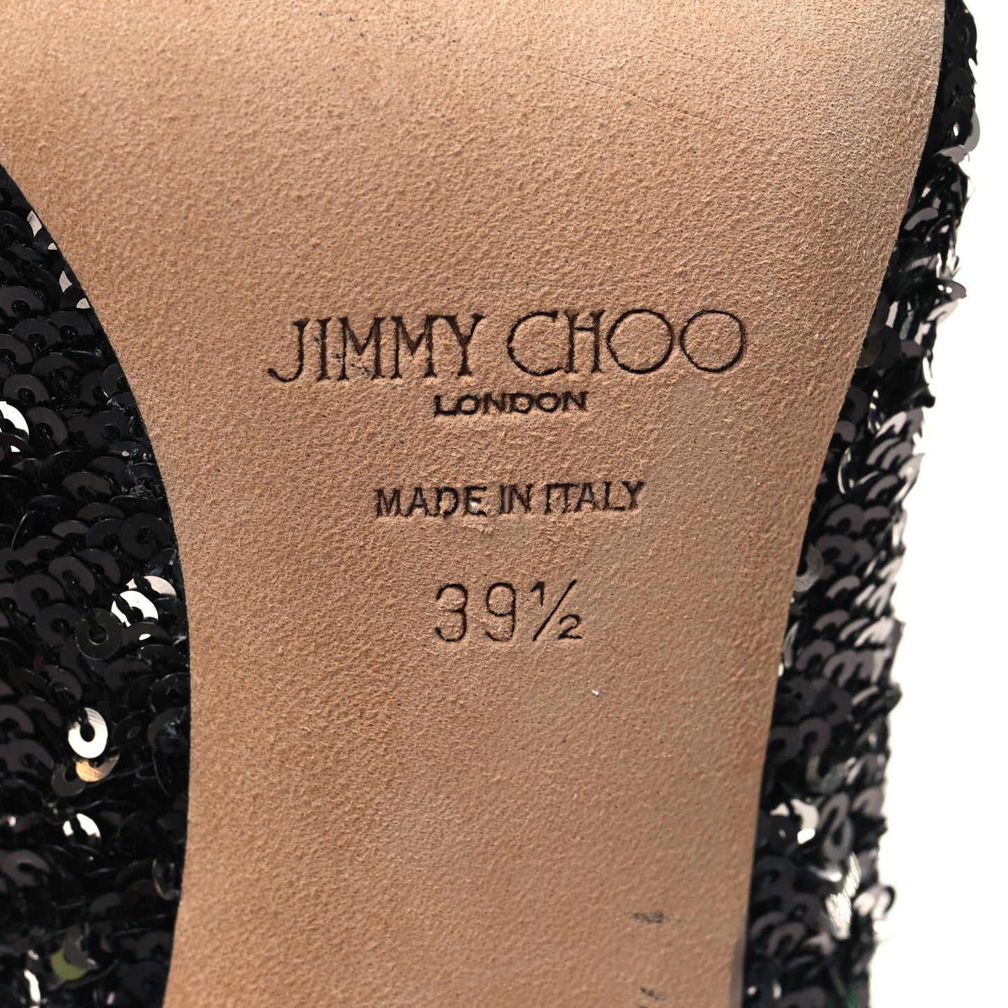 Double Face Sequins Abel 100 Pumps 39.5 Black Silver