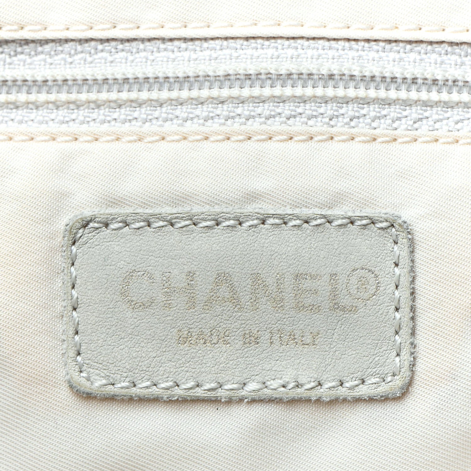 Chanel Nylon Travel Backpack Beige 9 of 9