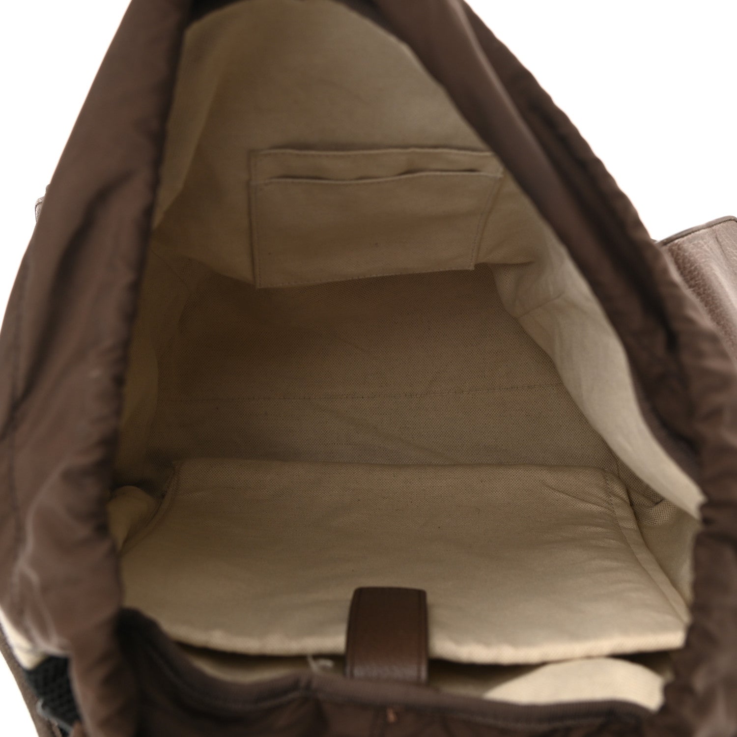 Gucci GG Supreme Monogram Medium Ophidia Double Buckle Backpack Brown 5 of 12