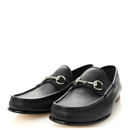 Gucci Bryanne Calfskin Mens 1953 Horsebit Loafers 10 Black 4 of 11