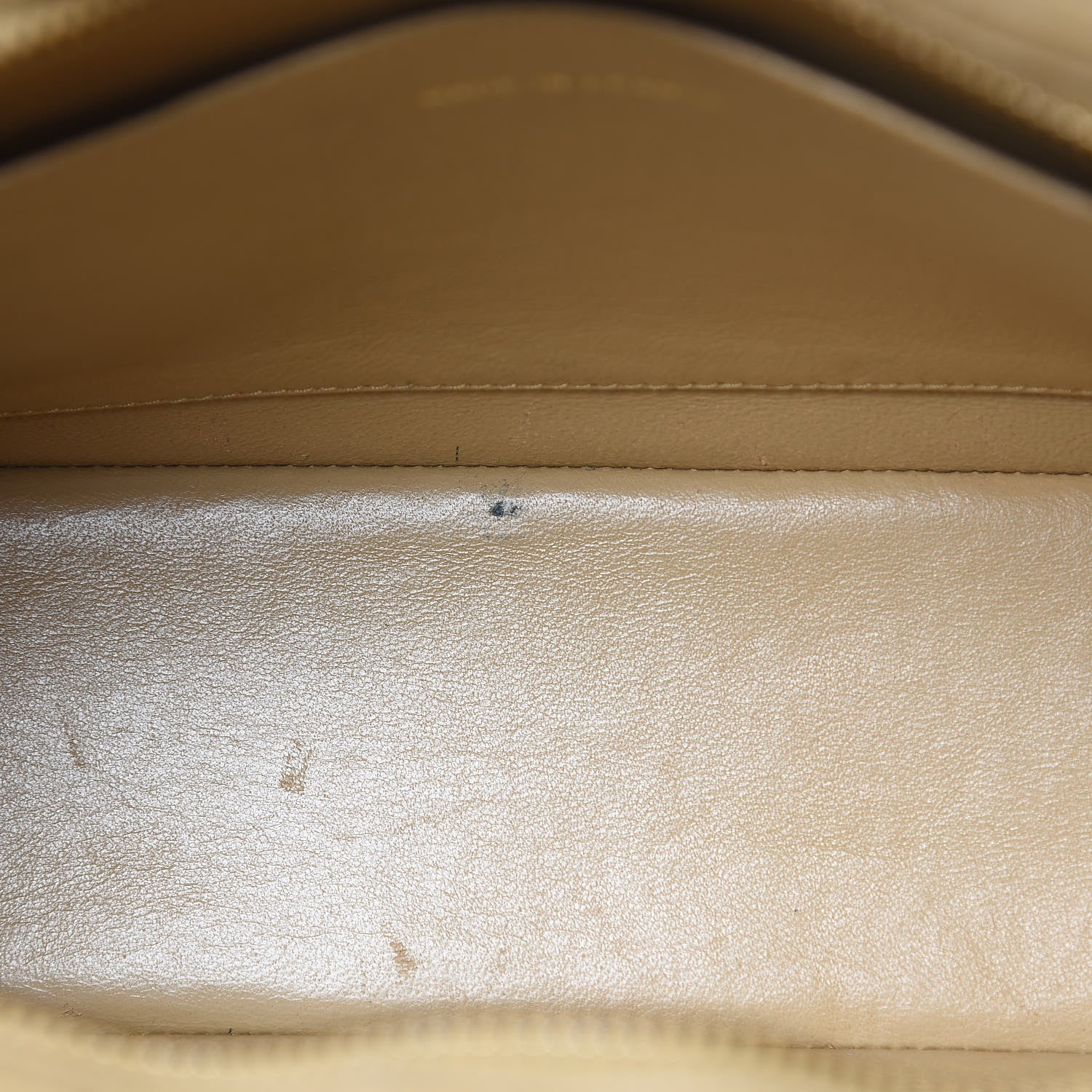 Chanel Lambskin Quilted Shoulder Bag Beige 16 of 17
