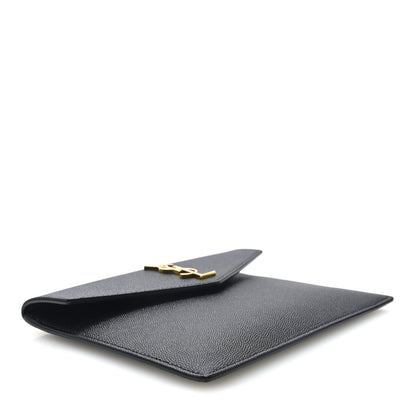 Saint Laurent Grain De Poudre Uptown Baby Pouch Black 4 of 8