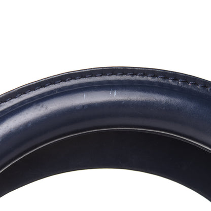 Christian Dior Glazed Calfskin Large Lady Dior Dark Blue 12 of 14