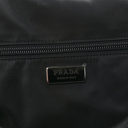 Prada Re-Nylon Vitello Padded Large Flap Shoulder Bag Black 6 of 11