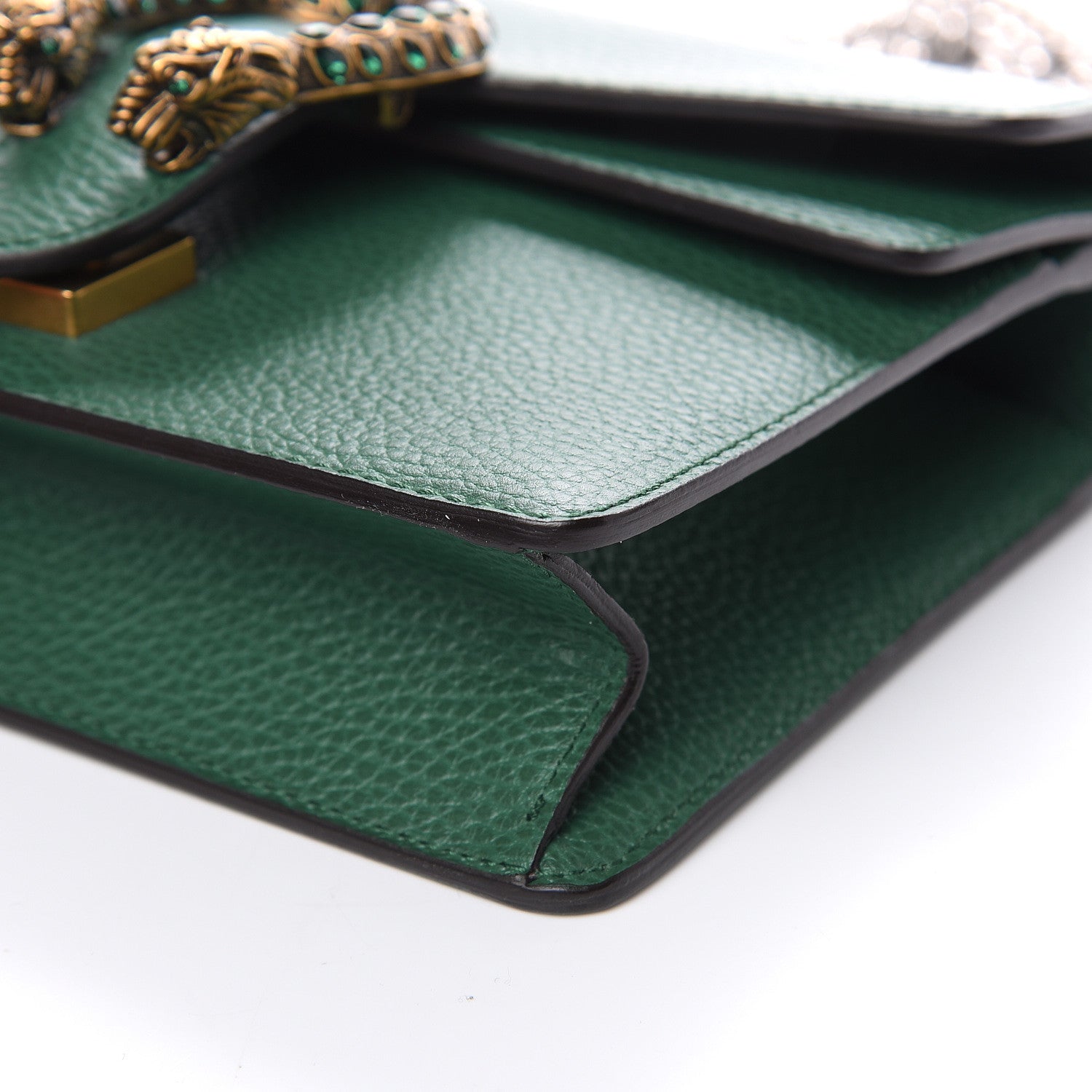Gucci Calfskin Mini Dionysus Shoulder Bag Emerald 9 of 10