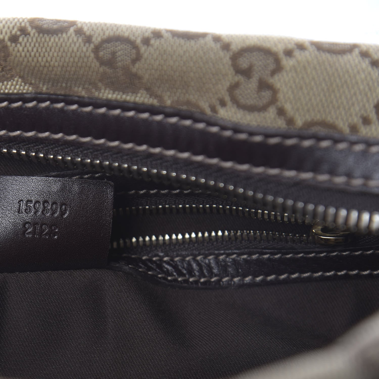 Gucci Monogram Medium Wave Boston Dark Brown 9 of 14