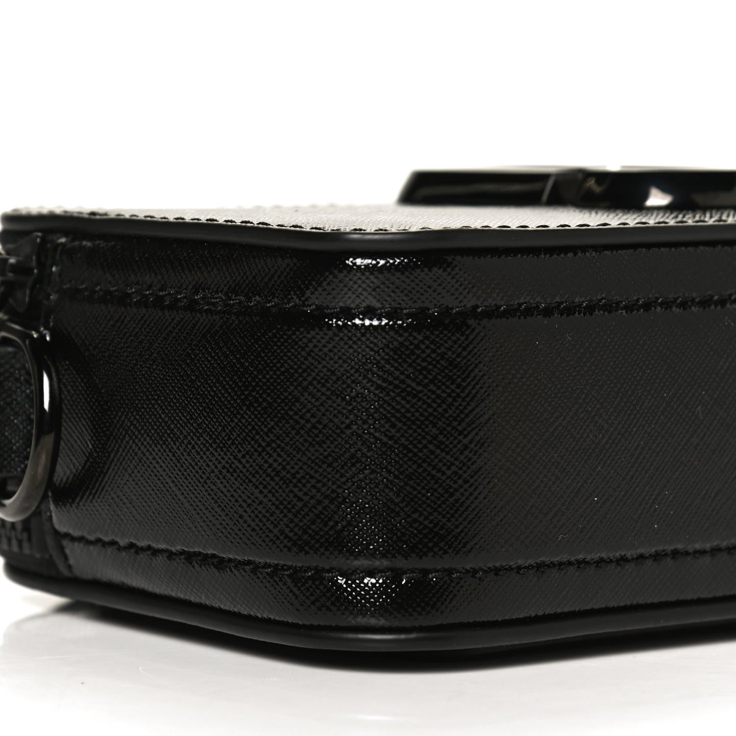 Saffiano Small Snapshot Camera Bag Black