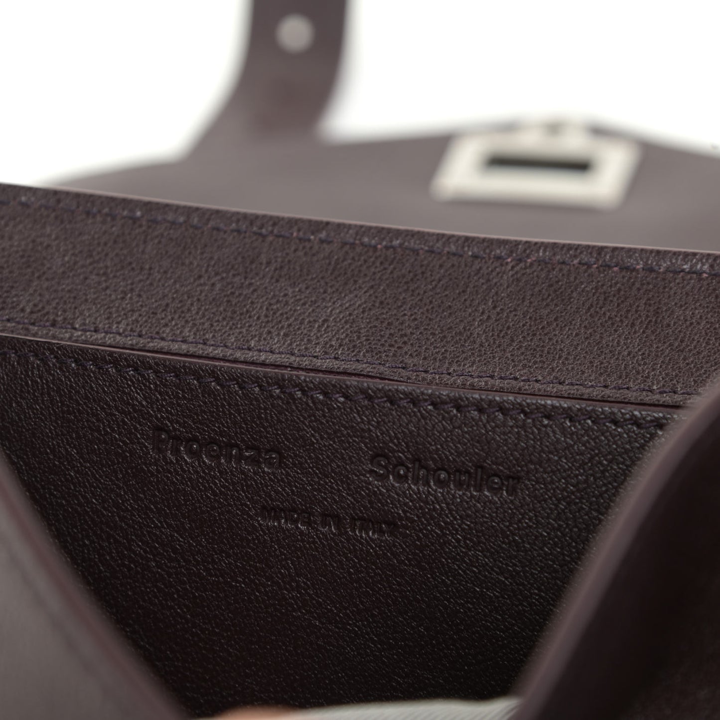 Lambskin PS1 Mini Crossbody Chocolate Plum