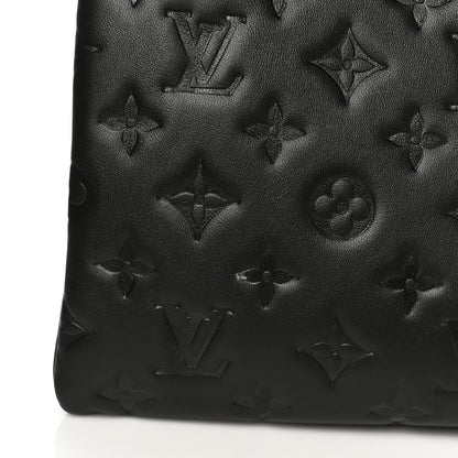 Louis Vuitton Lambskin Embossed Monogram Coussin PM Black 11 of 15