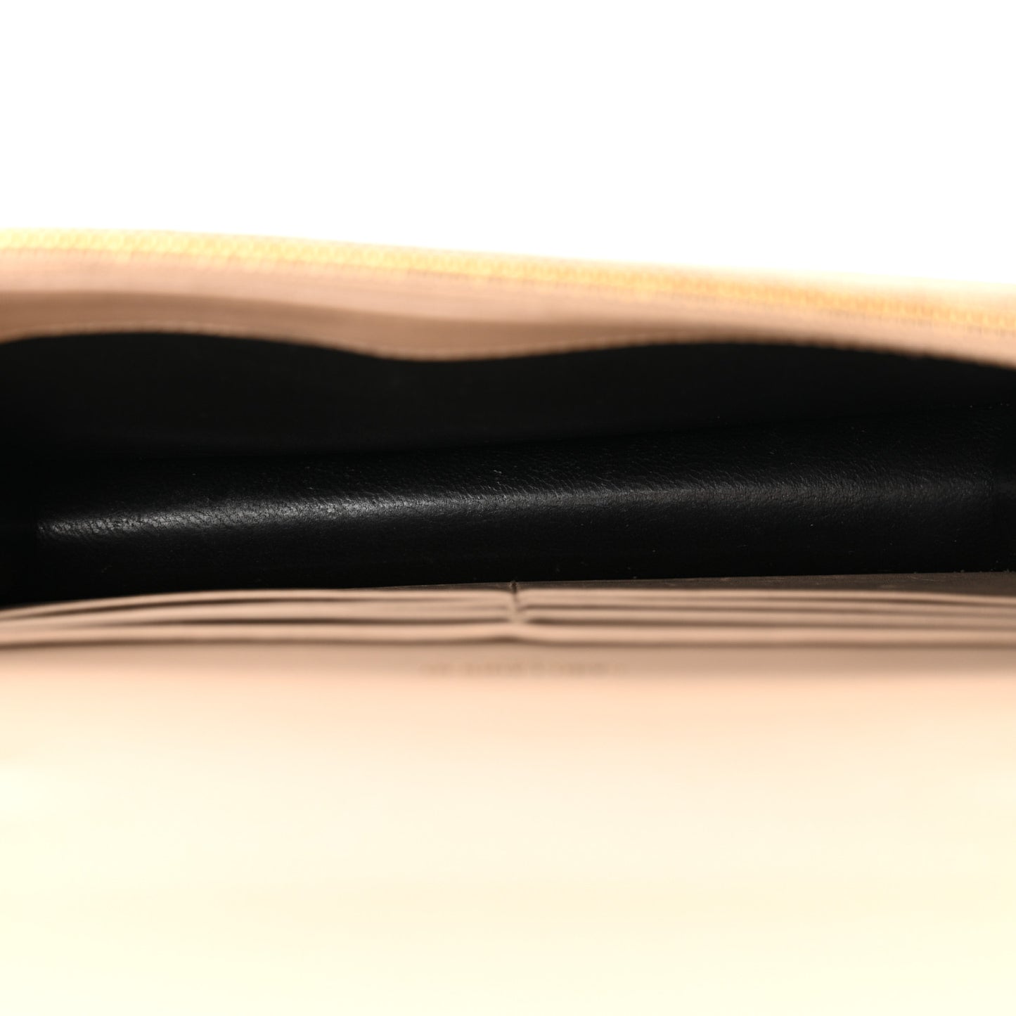 Smooth Calfskin Classic Monogram Kate Tassel Chain Wallet Nude Powder