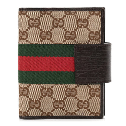 Gucci Monogram Web Small Ring Agenda Brown 1 of 11