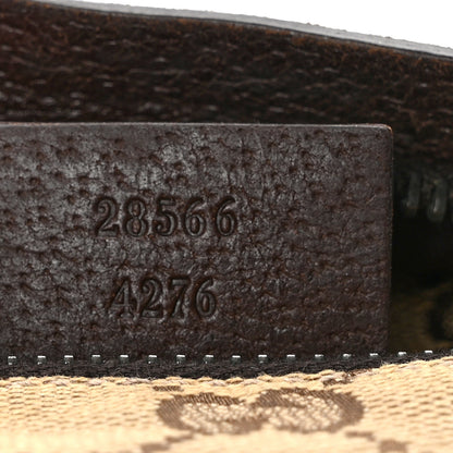 Gucci GG Monogram Double Pocket Belt Bag Dark Brown 7 of 10