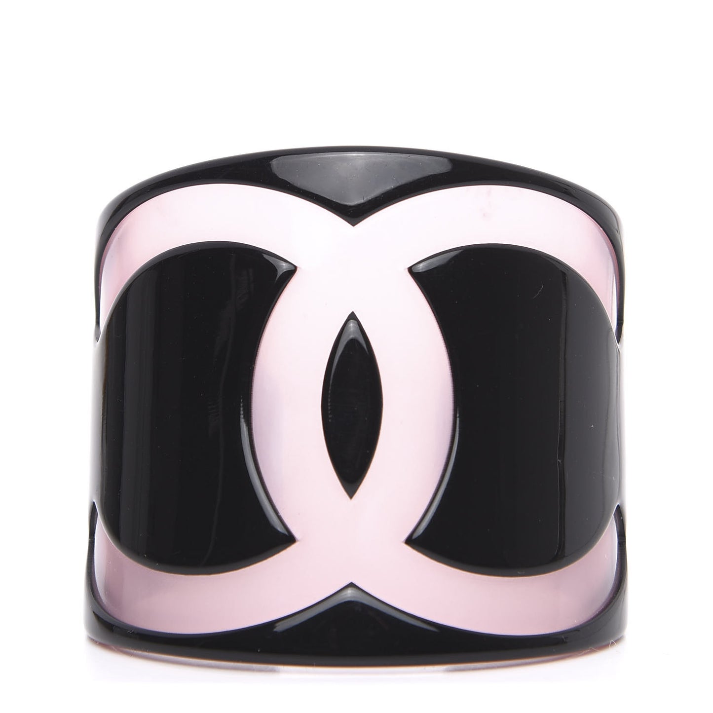 Resin CC Wide Cuff Black Pink
