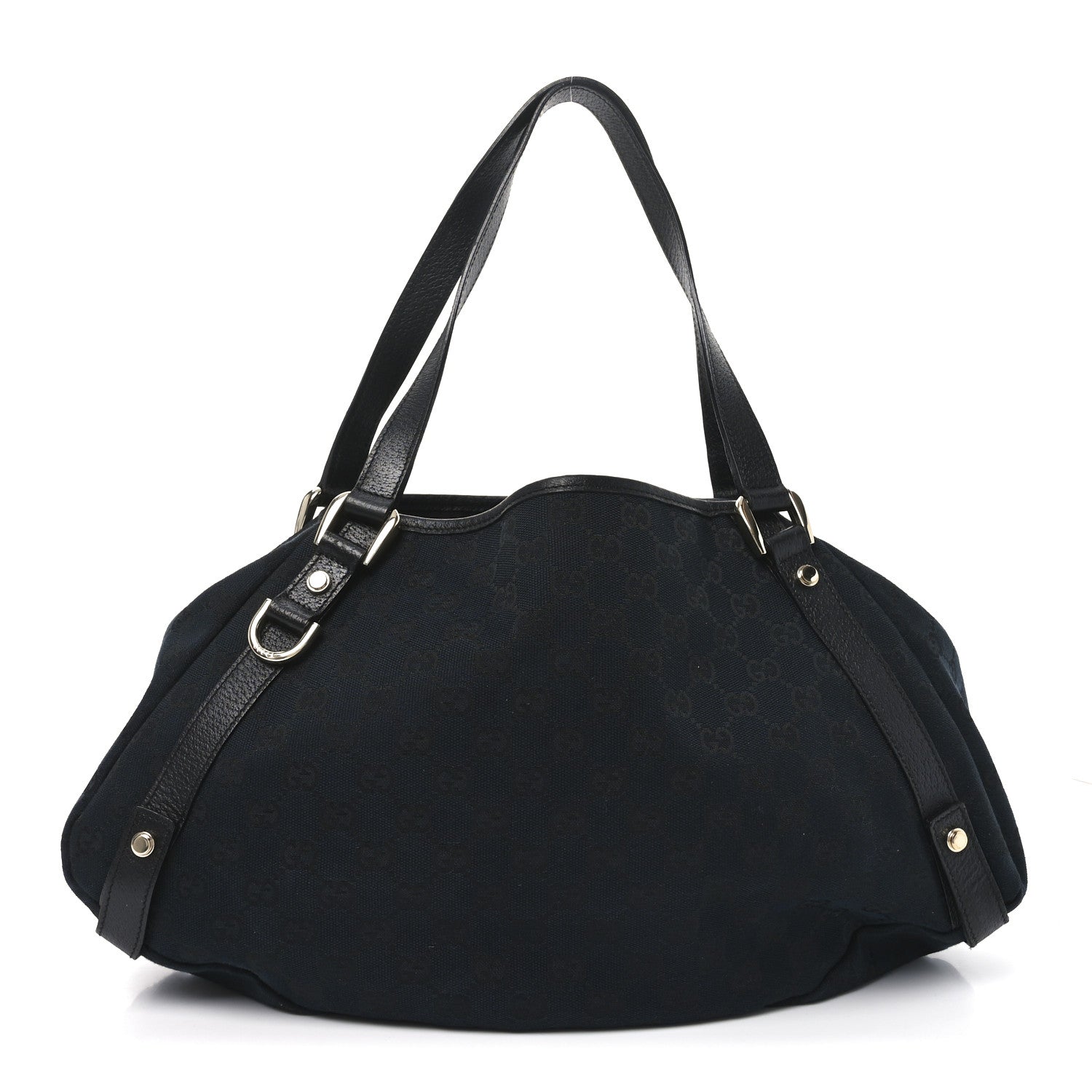 Gucci Monogram Medium Abbey Shoulder Bag Black 1 of 10