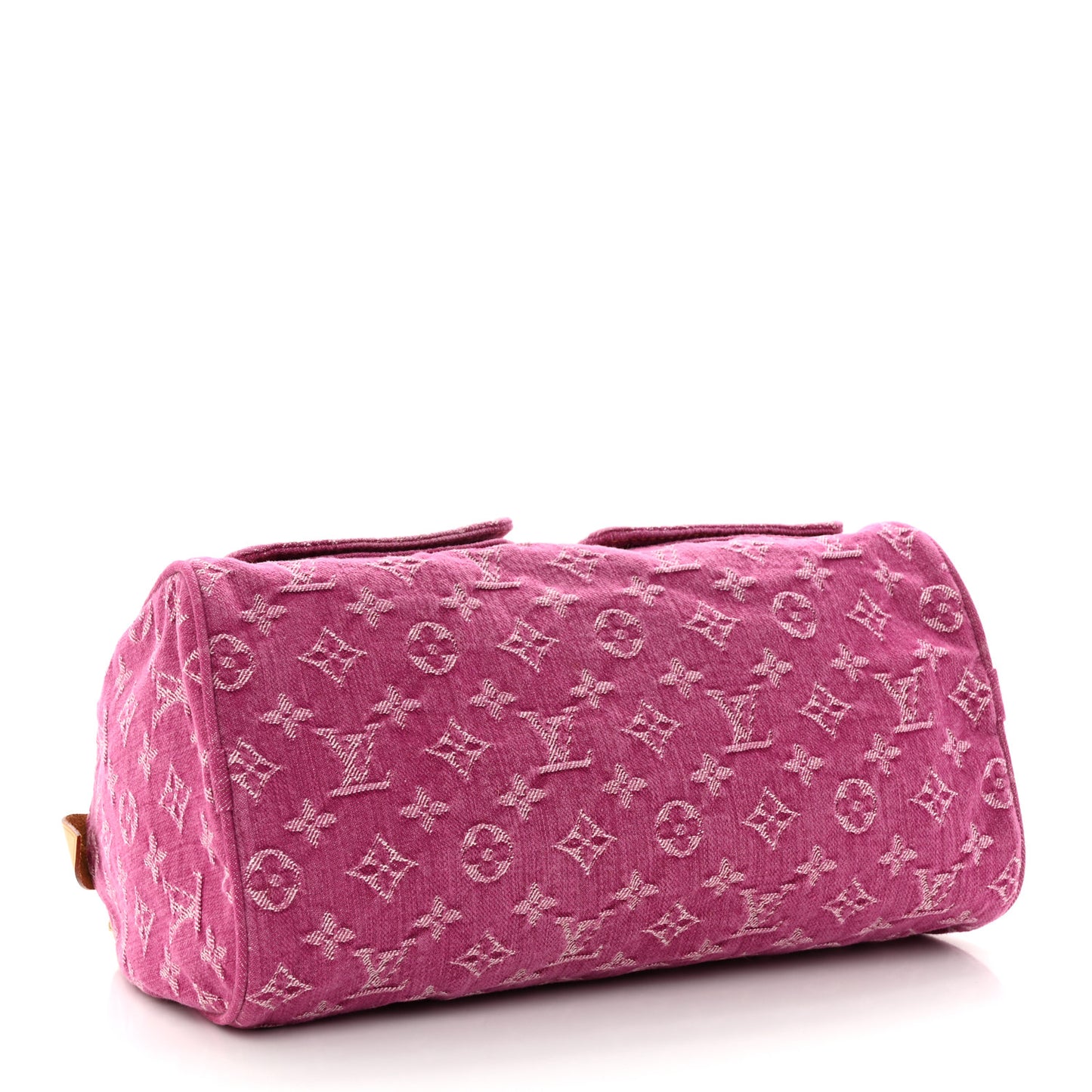 Monogram Denim Neo Speedy Fuchsia