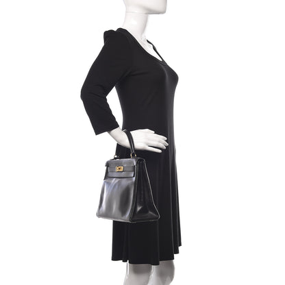 Hermes Box Kelly Retourne 28 Black 2 of 24