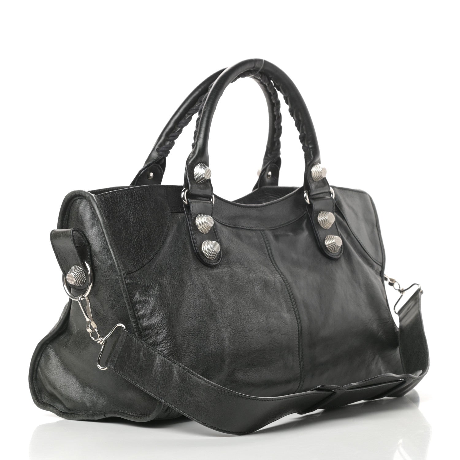 Balenciaga Agneau Giant 21 Silver Hardware Part Time Black 3 of 12