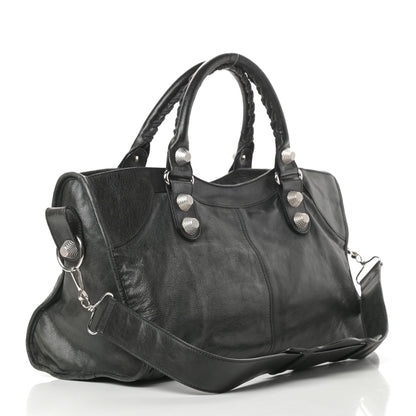 Balenciaga Agneau Giant 21 Silver Hardware Part Time Black 3 of 12