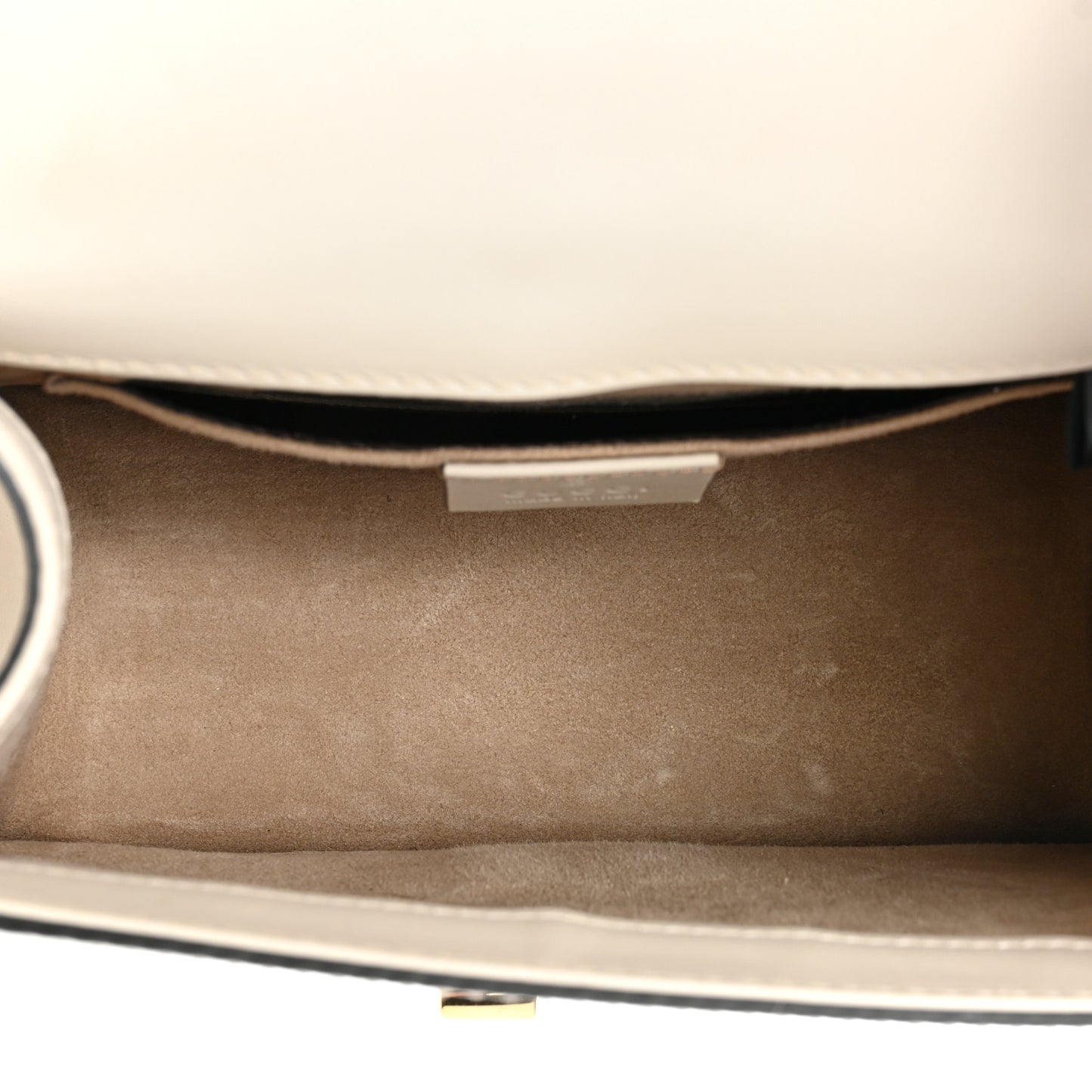 Calfskin Mini Sylvie Top Handle Bag White