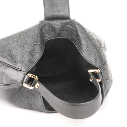 Gucci Guccissima Large New Ladies Web Hobo Black 5 of 7