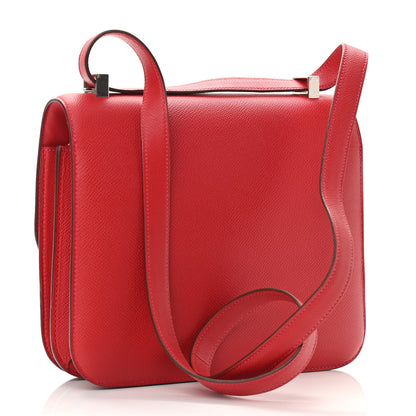 Hermes Epsom Constance 24 Rouge Casaque 2 of 11