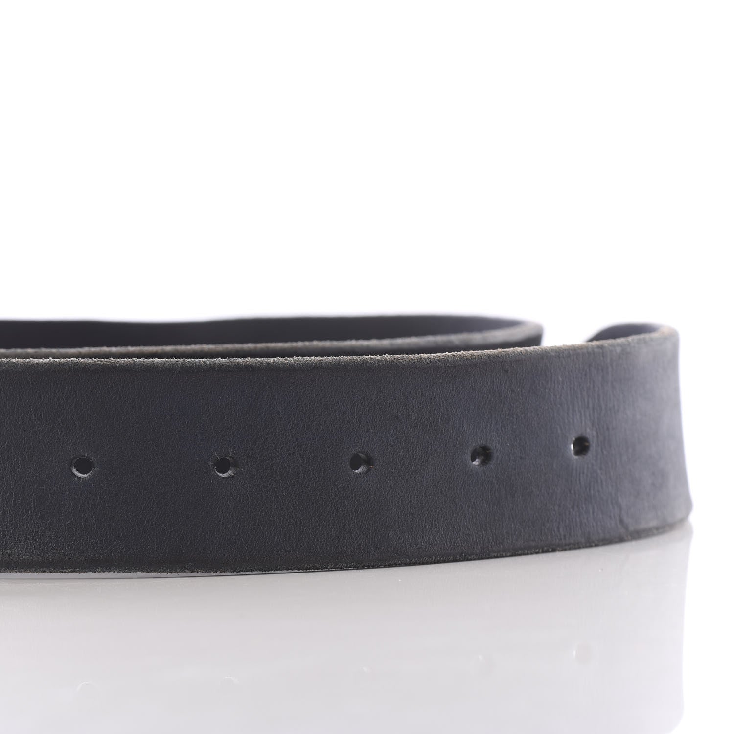 Gucci Cuoio Toscano Nickel Double Double G 40mm Belt Blue 5 of 7