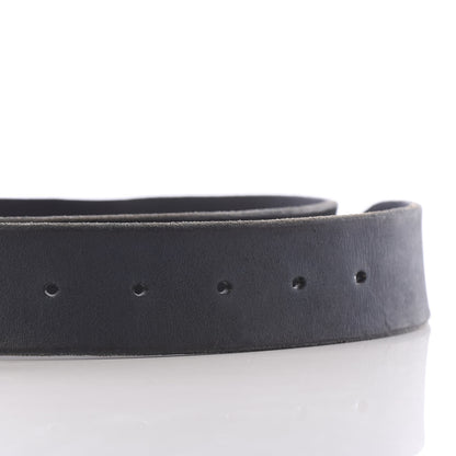 Gucci Cuoio Toscano Nickel Double Double G 40mm Belt Blue 5 of 7