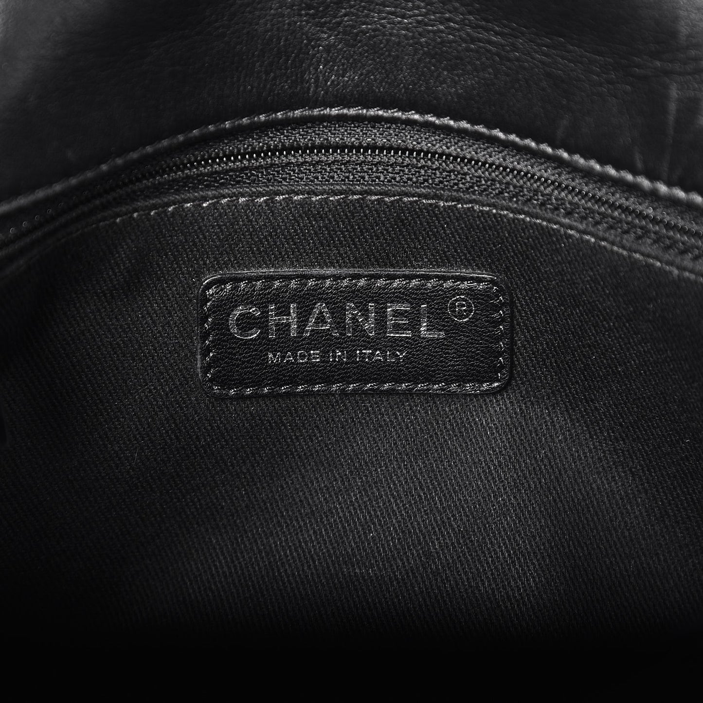 Patent Quilted Small Coco Shine Flap Black
