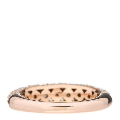 Roberto Coin 18K Rose Gold Diamond Dome Ring 53 6.5 3 of 4
