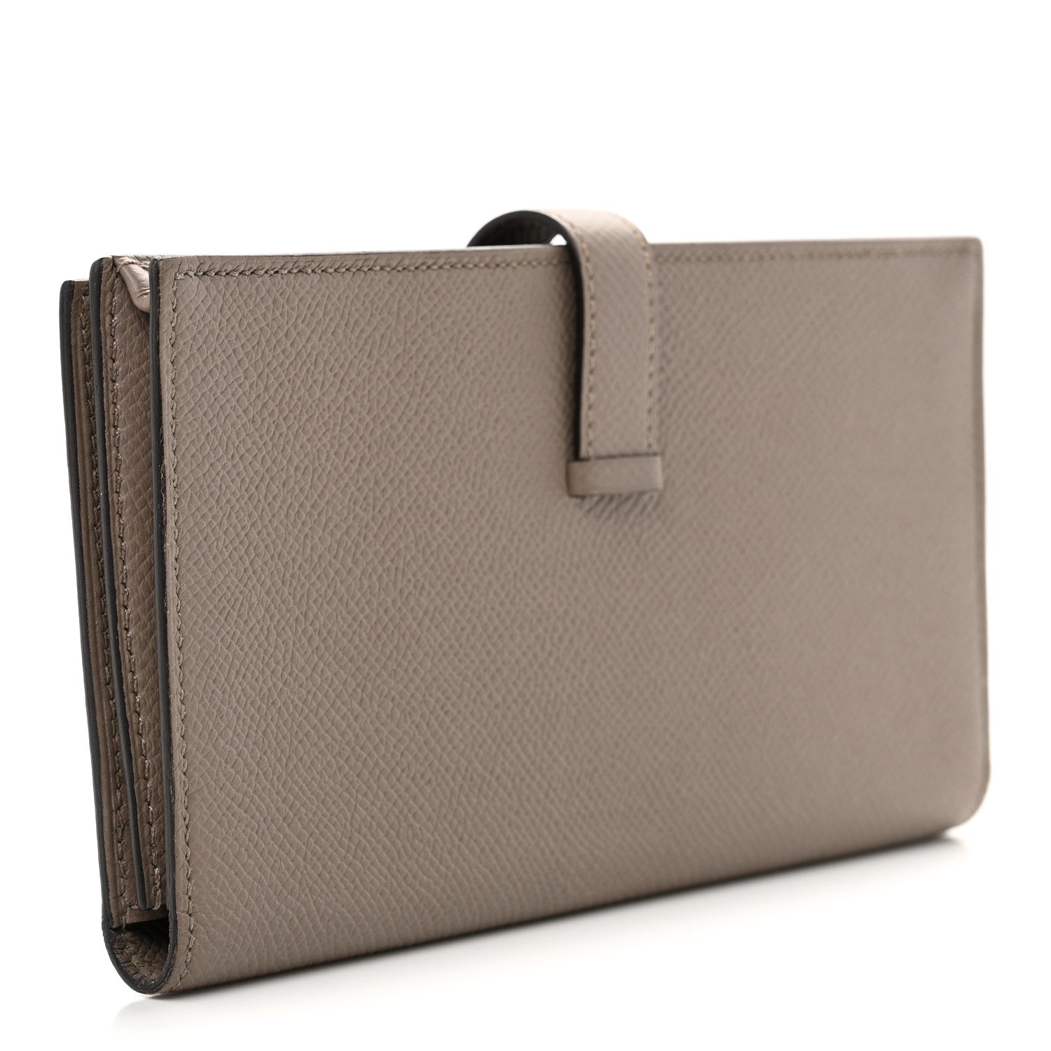 Hermes Epsom Bearn Gusset Wallet Gris Asphalte 3 of 8