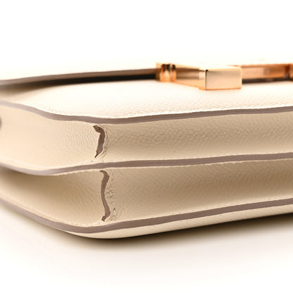 Hermes Epsom Constance 18 Craie 9 of 10
